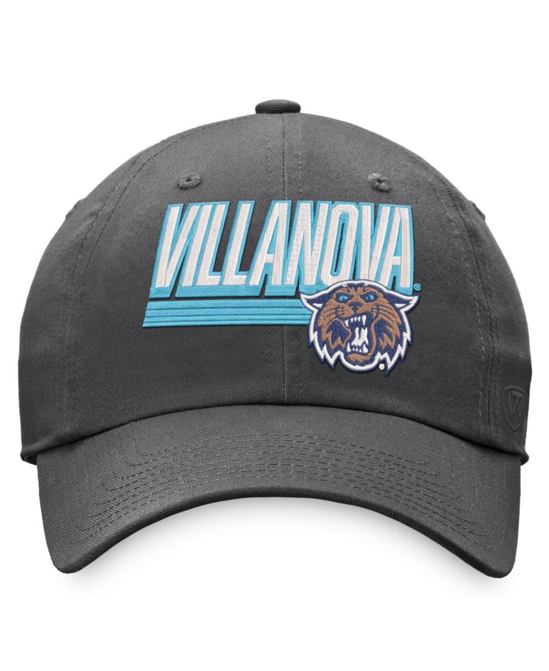 Men's Charcoal Villanova Wildcats Slice Adjustable Hat