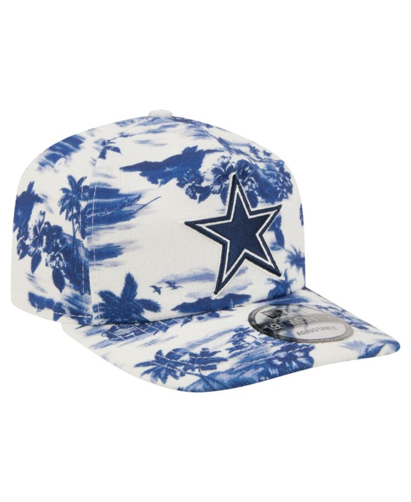 Men's White Dallas Cowboys Tropics 19TWENTY Adjustable Hat