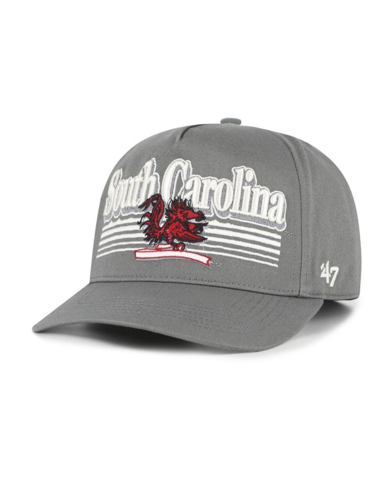 Men's Gray South Carolina Gamecocks Script Fade Hitch Adjustable Hat