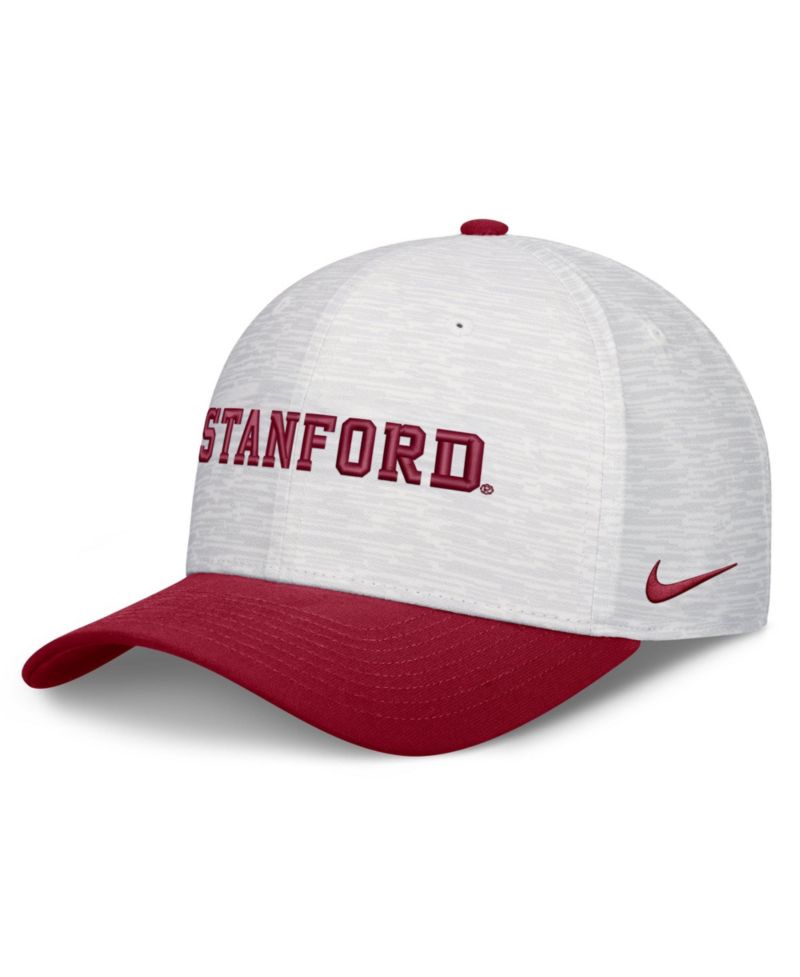 Men's and Women's White/Cardinal Stanford Cardinal Primetime Rise Adjustable Hat