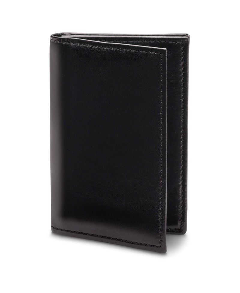 Men's Old Leather Full Gusset 2 Pocket Card Case With ID
