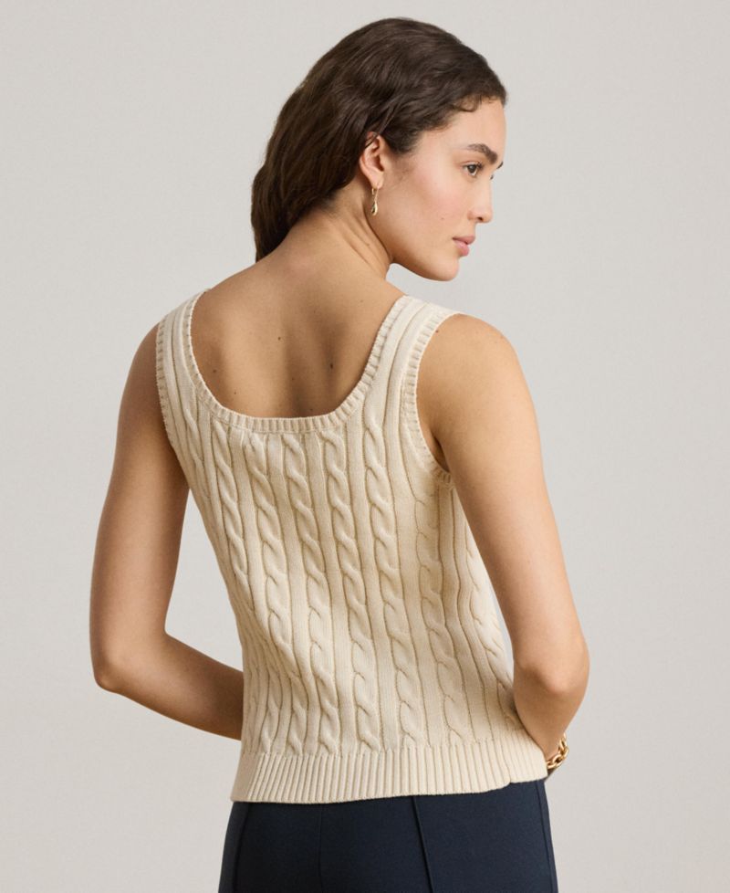 Women's Slim-Fit Sleeveless Sweater