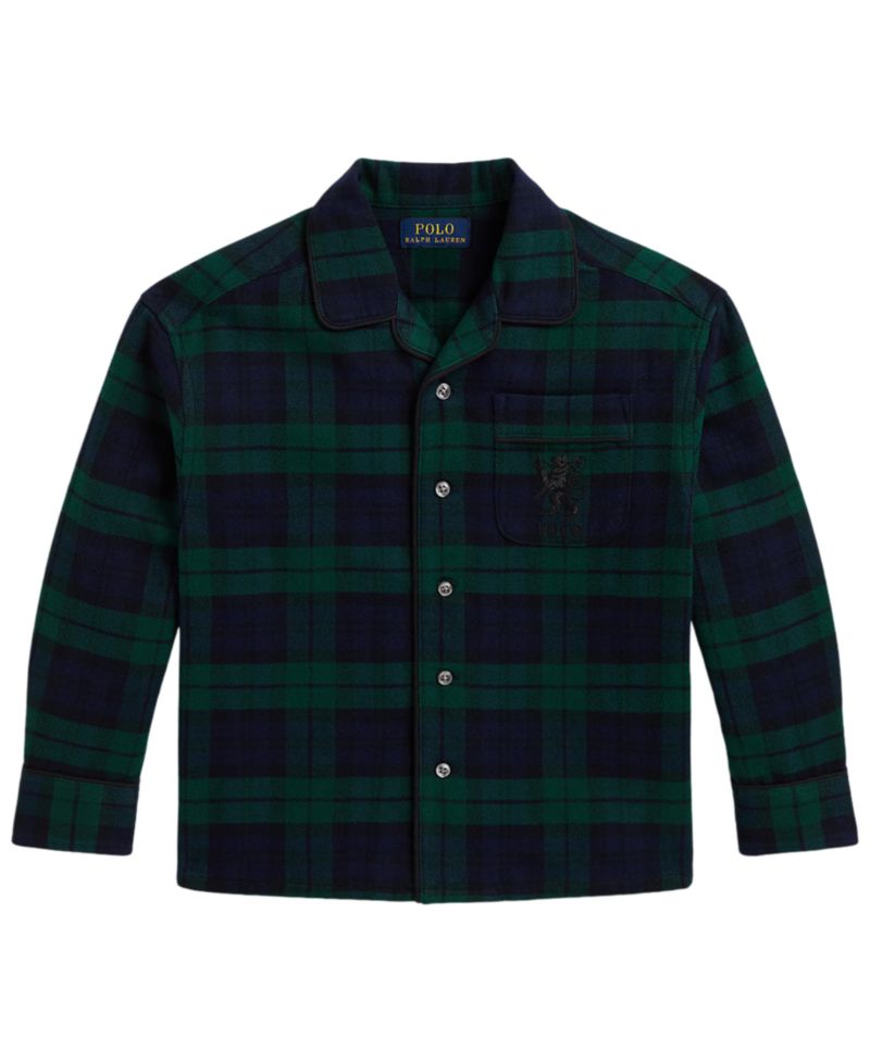 Boys' 2T-7 Long-Sleeve Flannel the Plaid Big Shirt