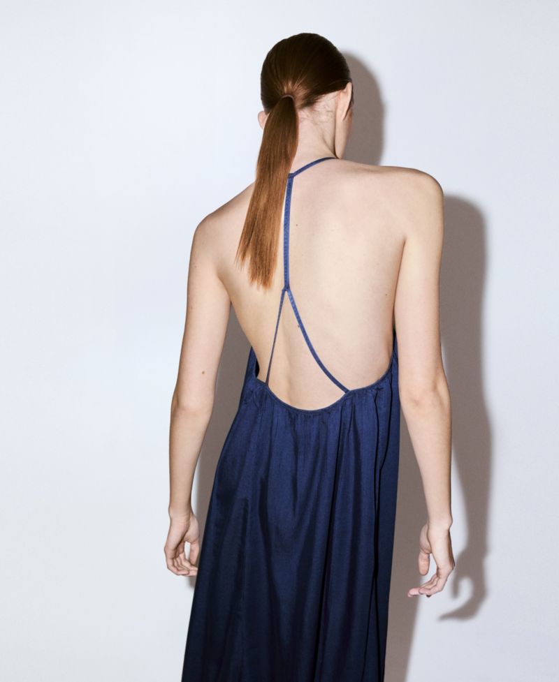 Women's A-Line Denim Dress