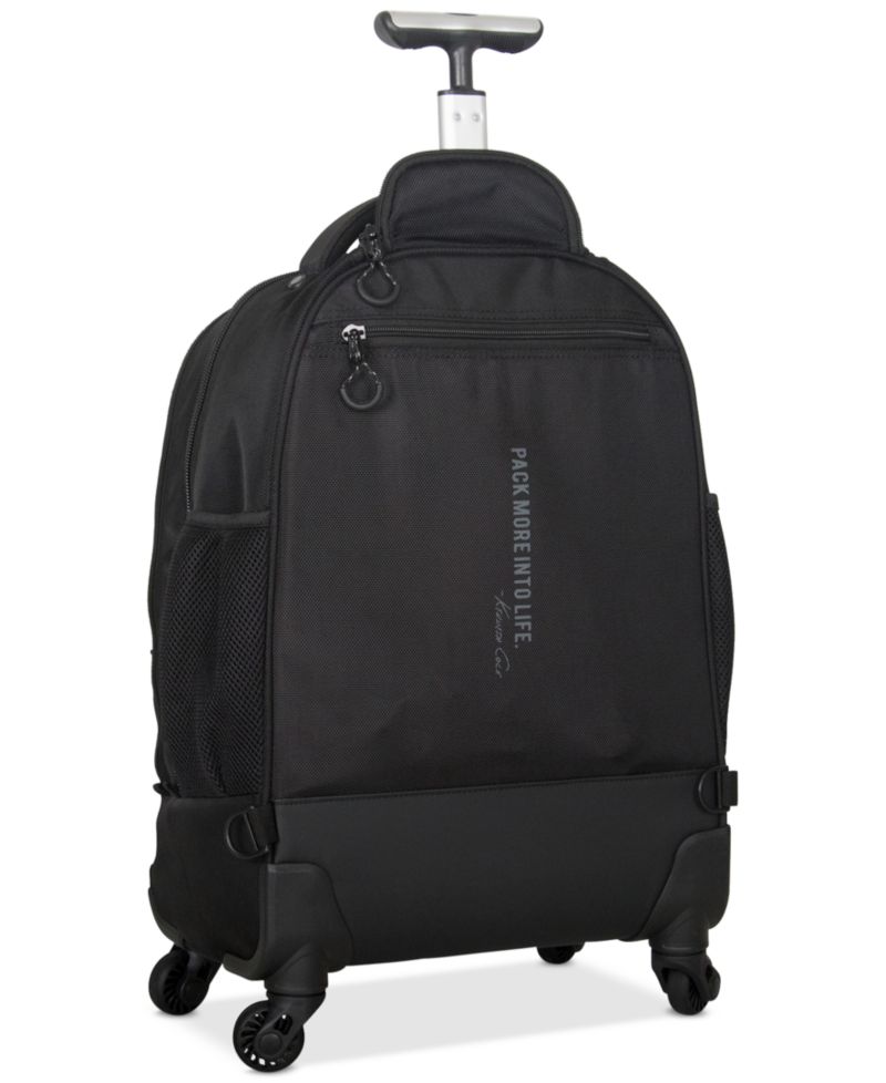 Dual Compartment 4-Wheel 17" Laptop Backpack