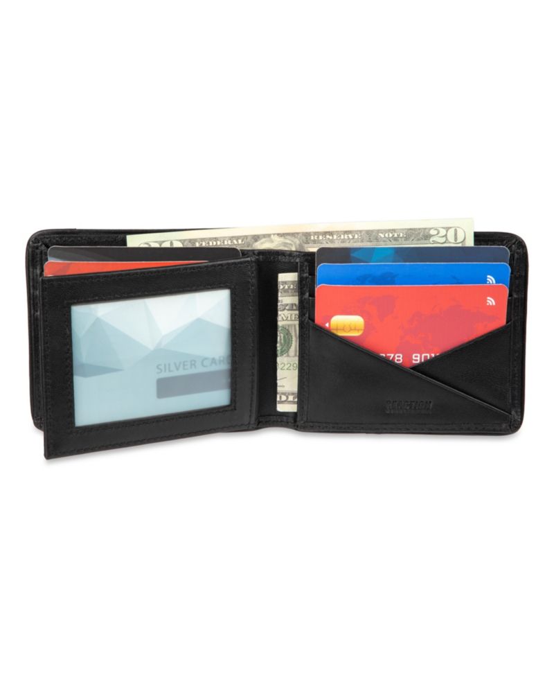 Men's RFID Extra Capacity Slim Fold Wallet