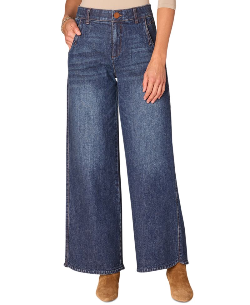 Petite "Ab"solution Skyrise Wide-Leg Pants