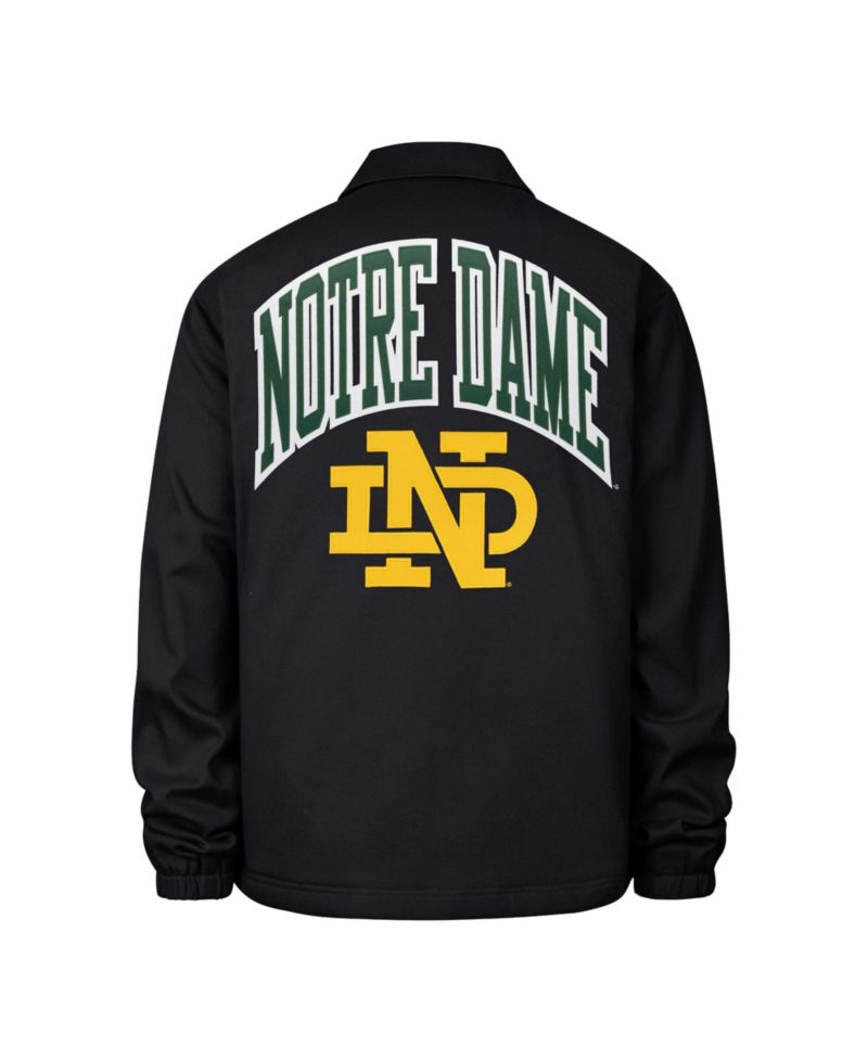 Men's '47 Navy Notre Dame Fighting Irish Retread Full-Snap Coaches Jacket