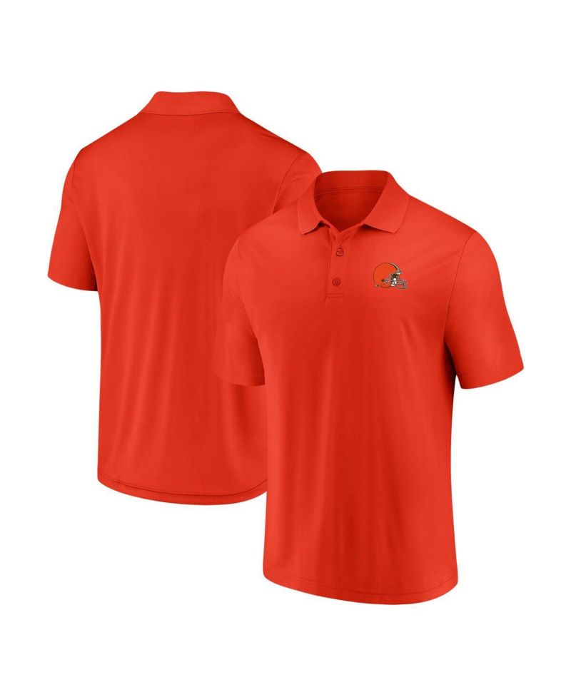 Men's Orange Cleveland Browns Component Polo Shirt
