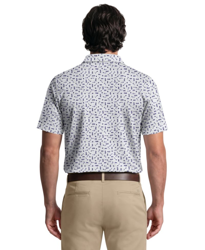 Men's Golf Sketchbook Print Classic-Fit Polo