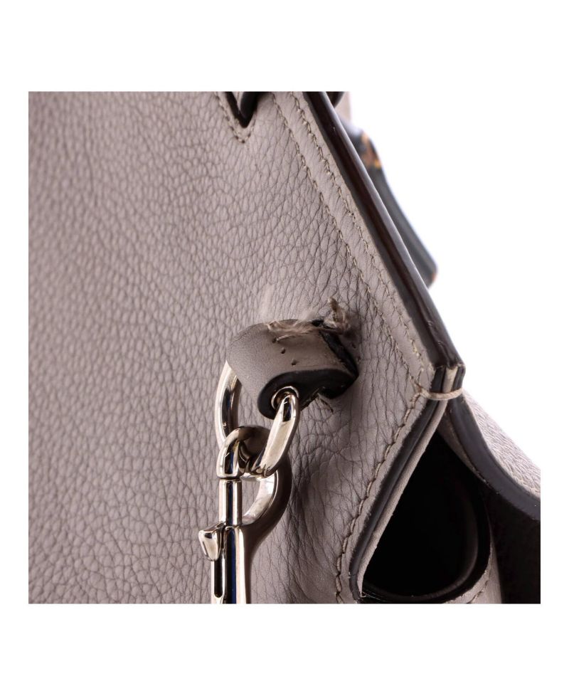 Large Bamboo Daily Top Handle Bag Leather