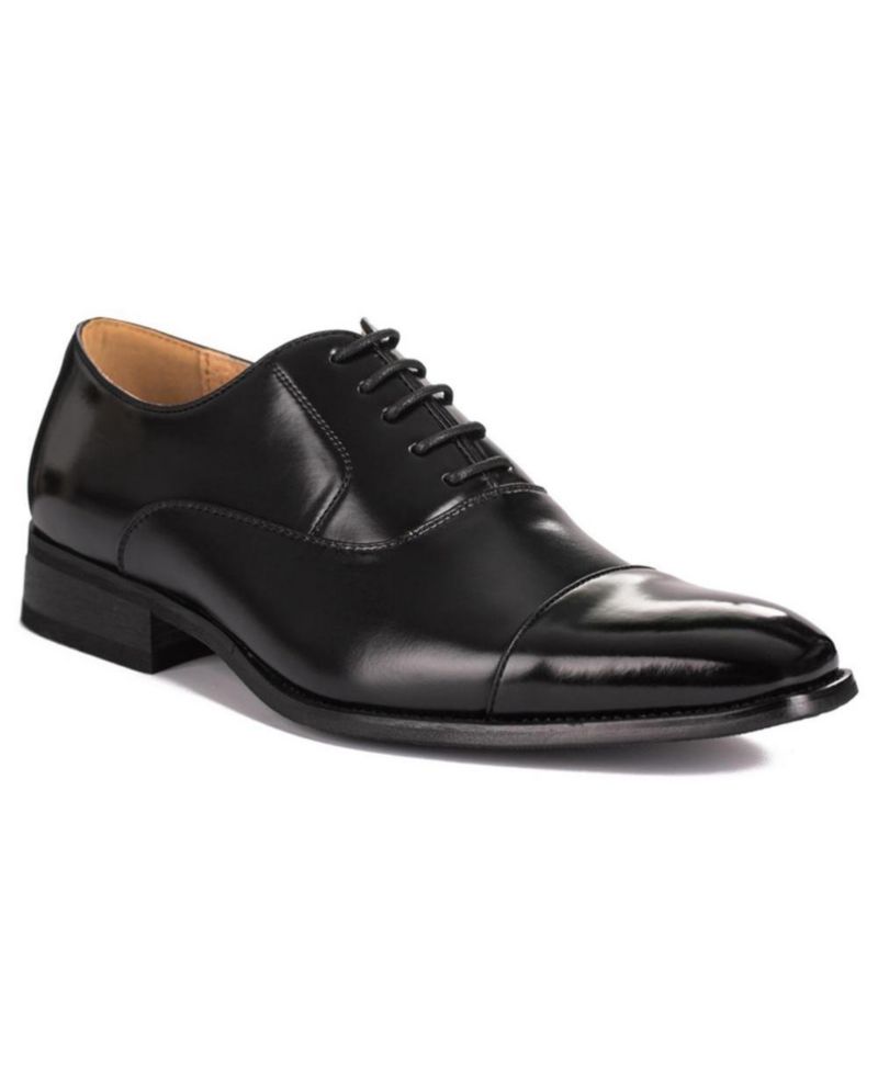 Lace-up Cap Toe Dress Oxfords Shoes