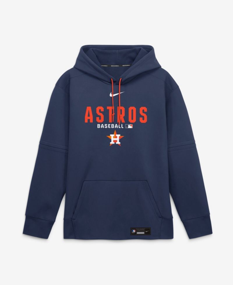 Men's Navy Houston Astros Authentic Collection Therma-FIT Hoodie