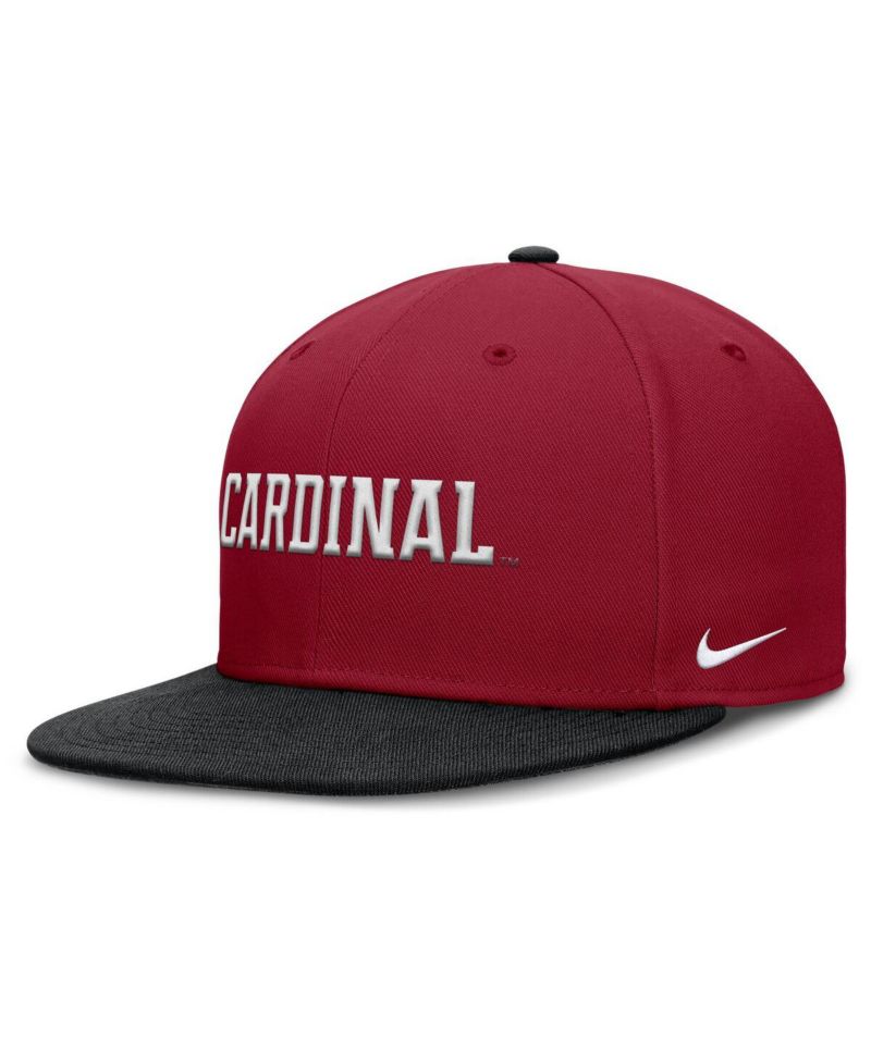 Men's Cardinal/Black Stanford Cardinal Two-Tone Primetime Performance Fitted Hat