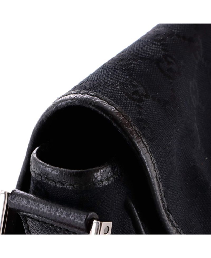 Medium Web Strap Flap Messenger GG Canvas