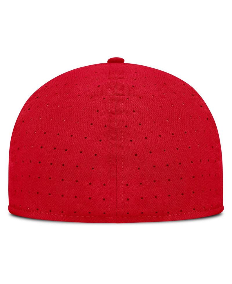 Men's Scarlet Ohio State Buckeyes On-Field Dugout True Performance Fitted Hat