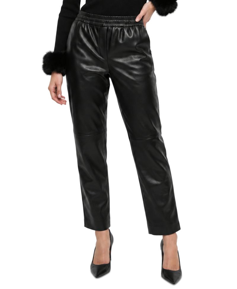 Women's Madelyn High-Rise Pull-On Slim Faux Leather Pants