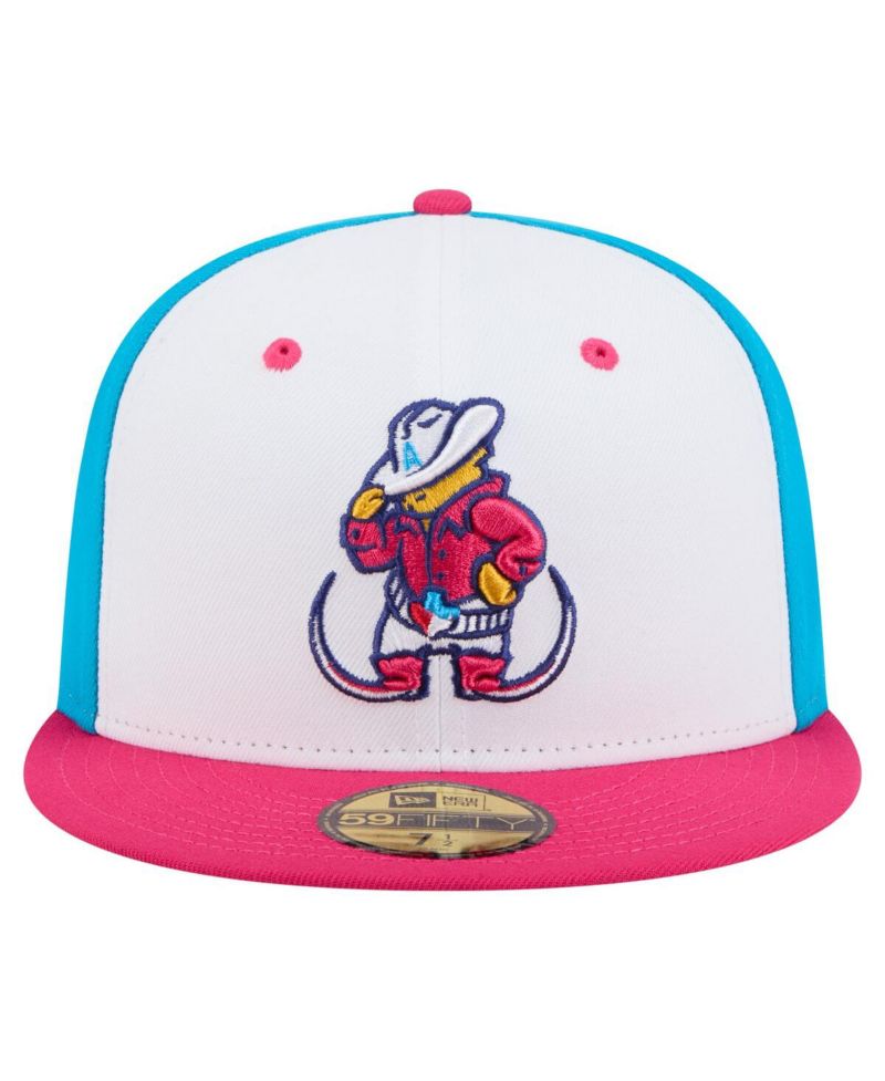 Men's White Amarillo Sod Poodles Copa de la Diversion 59FIFTY Fitted Hat