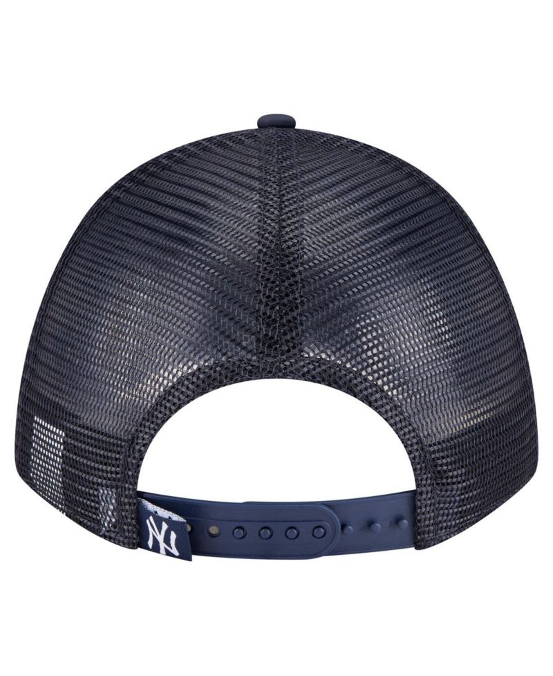 Men's Navy New York Yankees Minimalist 9FORTY A-Frame Adjustable Hat