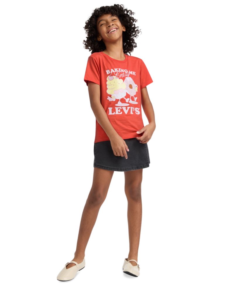 Girls' 7-16 Round Neck T-Shirt