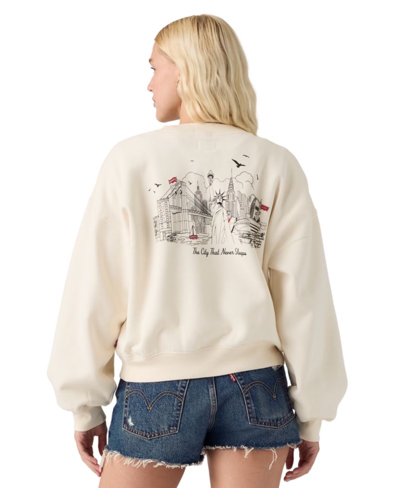 Women's Vintage Boxy Graphic Sweatshirt