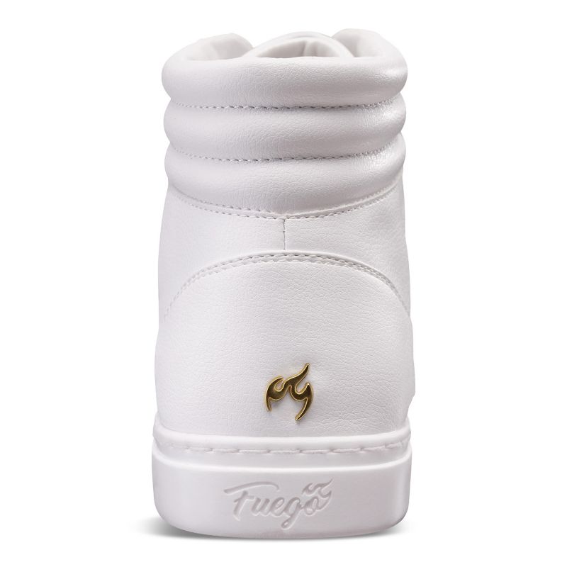 Men's White High-top Sneaker