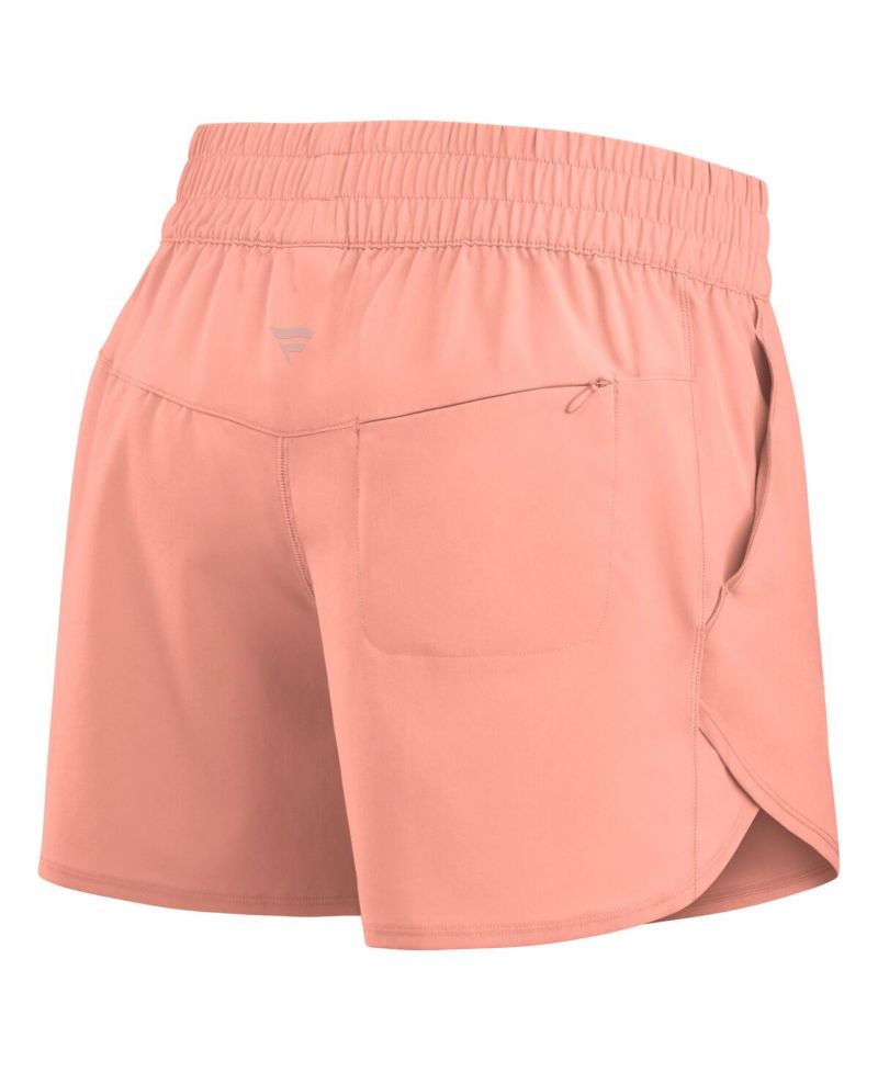 Women's Coral Pittsburgh Steelers Front Office Woven Shorts