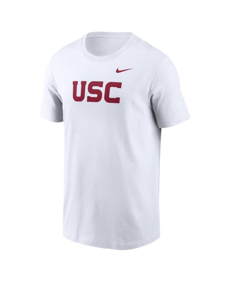 Men's White USC Trojans Primetime Evergreen Wordmark T-Shirt