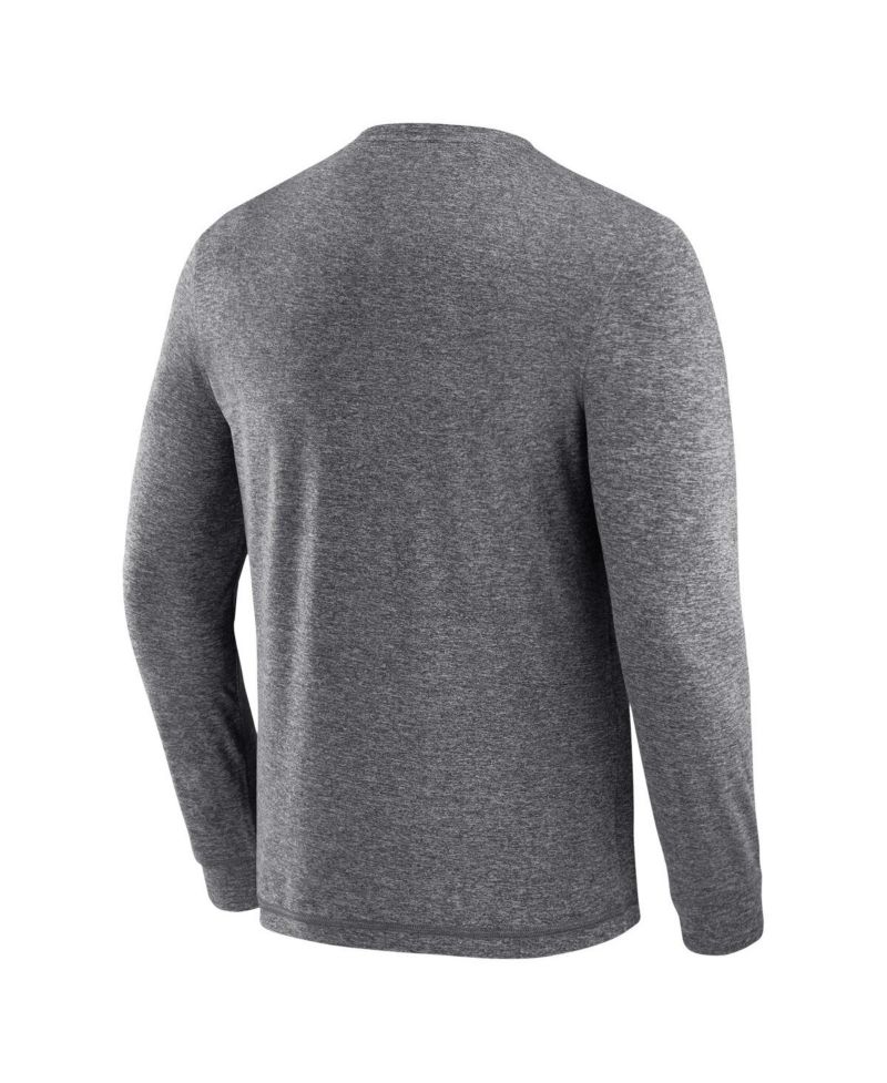 Men's Black Las Vegas Raiders Four Down Long Sleeve T-Shirt