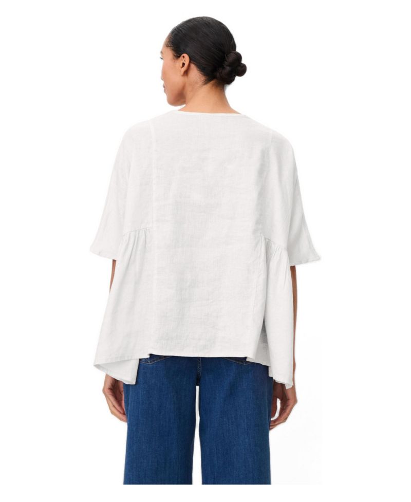 Women's Mablissea Oversized Short-Sleeve Linen Blouse