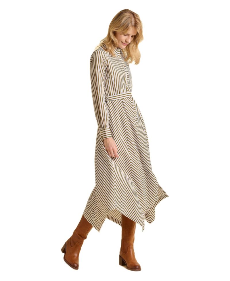 Women's Forrest Long Sleeve Shirt Midi Dress