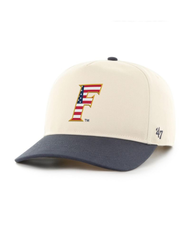 Men's Natural/Navy Florida Gators Americana Flag Hitch Adjustable Hat