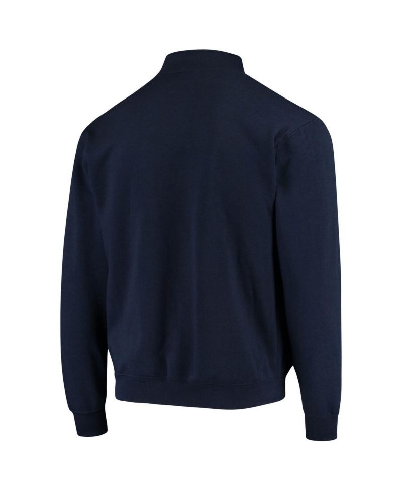 Men's Navy Montana State Bobcats Tortugas Logo Quarter-Zip Jacket