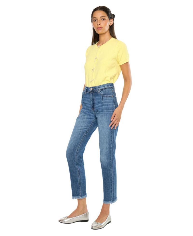 Women's Angelina High Rise Slim Straight Jeans