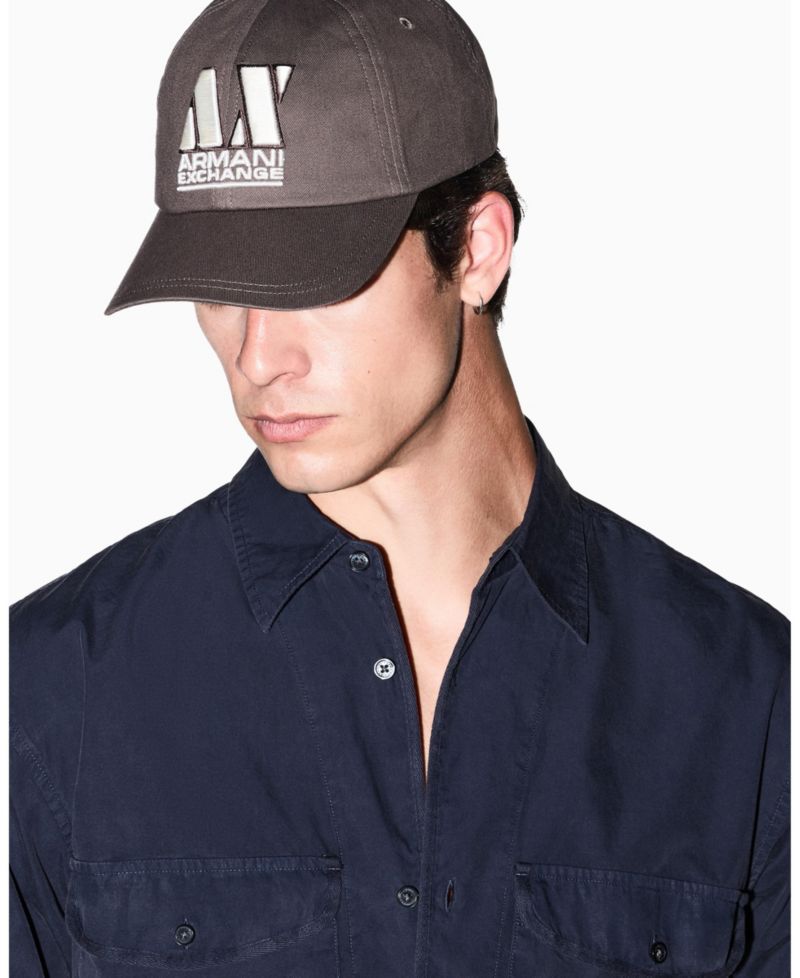 Men's Flocked Logo Cap
