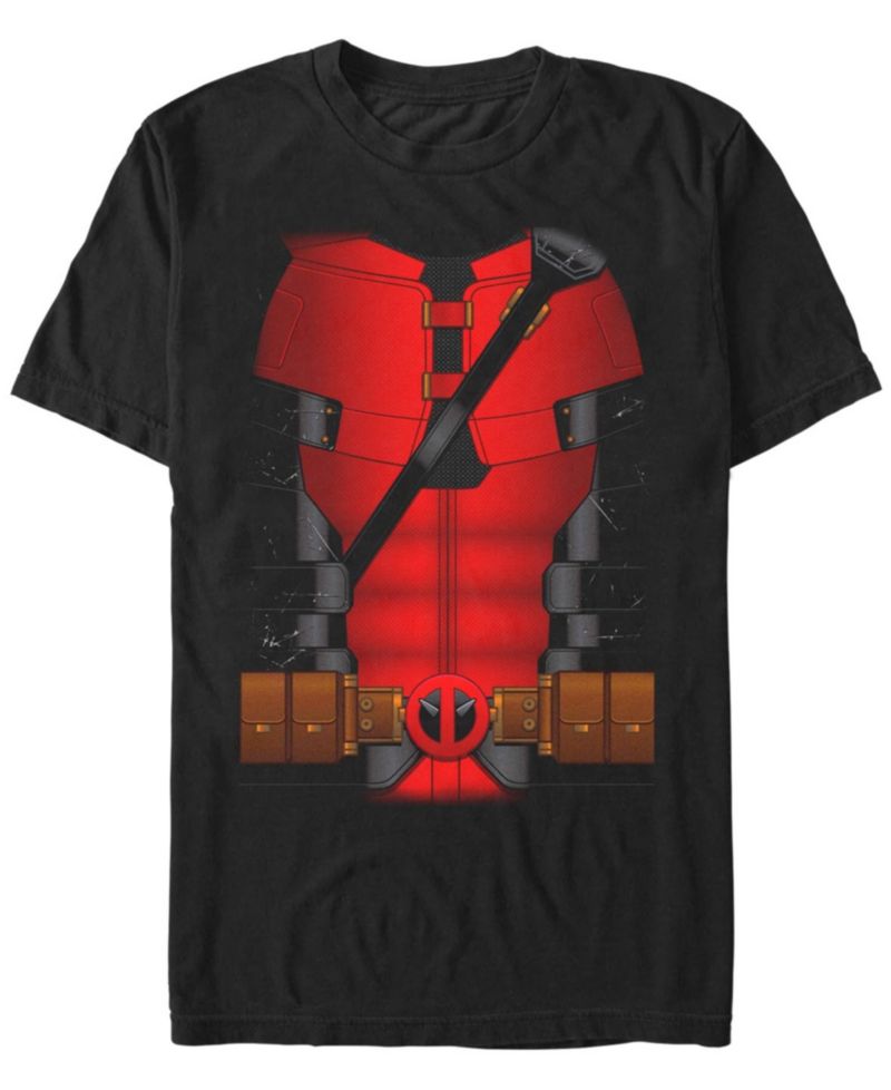 Men's Deadpool Costume Short Sleeve T-Shirt