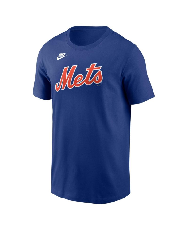 Men's Francisco Lindor Royal New York Mets Cooperstown Collection Name & Number T-Shirt