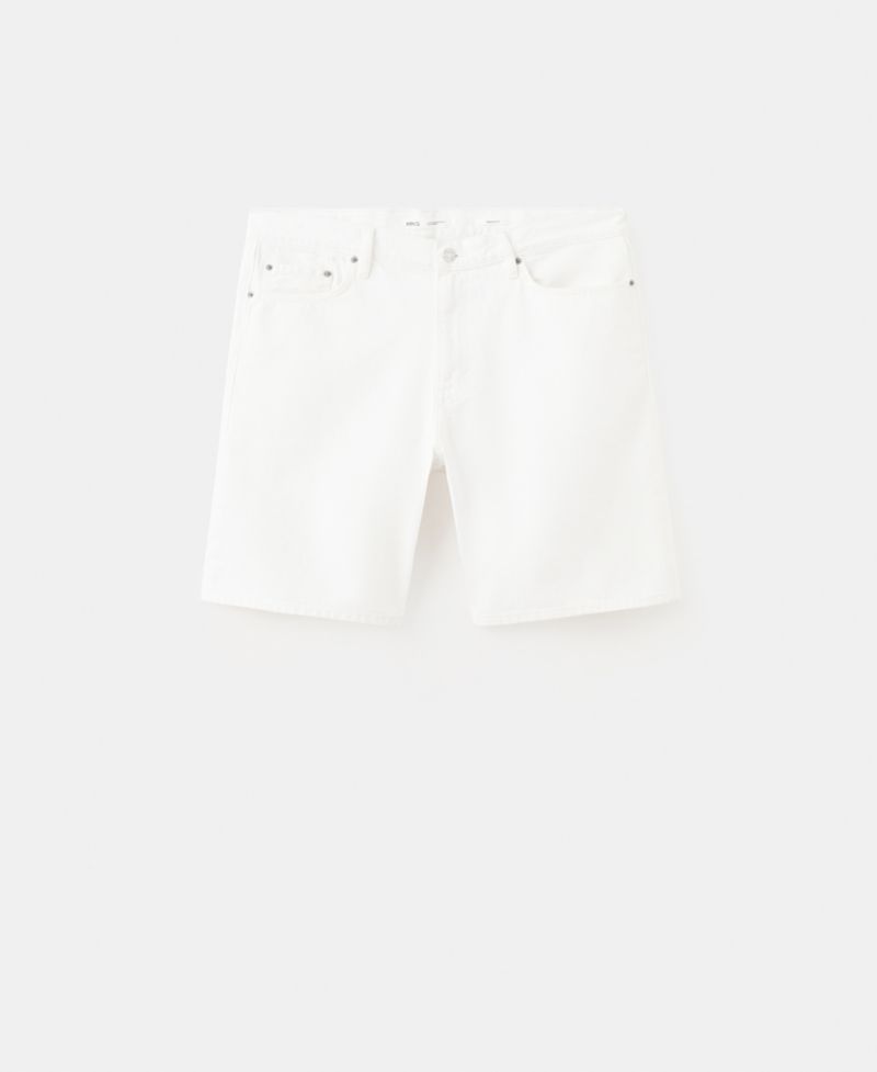 Men's Straight-Fit Denim 8.86" Bermuda Shorts