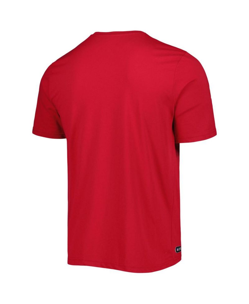 Men's Cardinal Arizona Cardinals Combine Authentic Training Huddle Up T-shirt