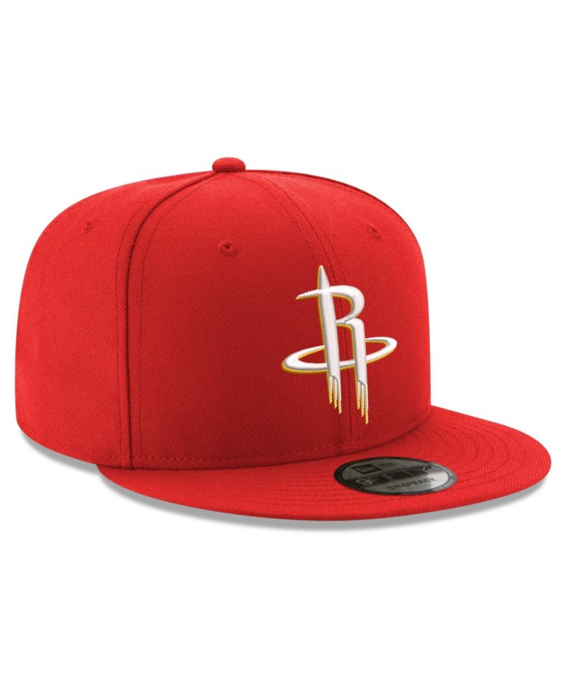 Men's Red Houston Rockets 9FIFTY Snapback Hat