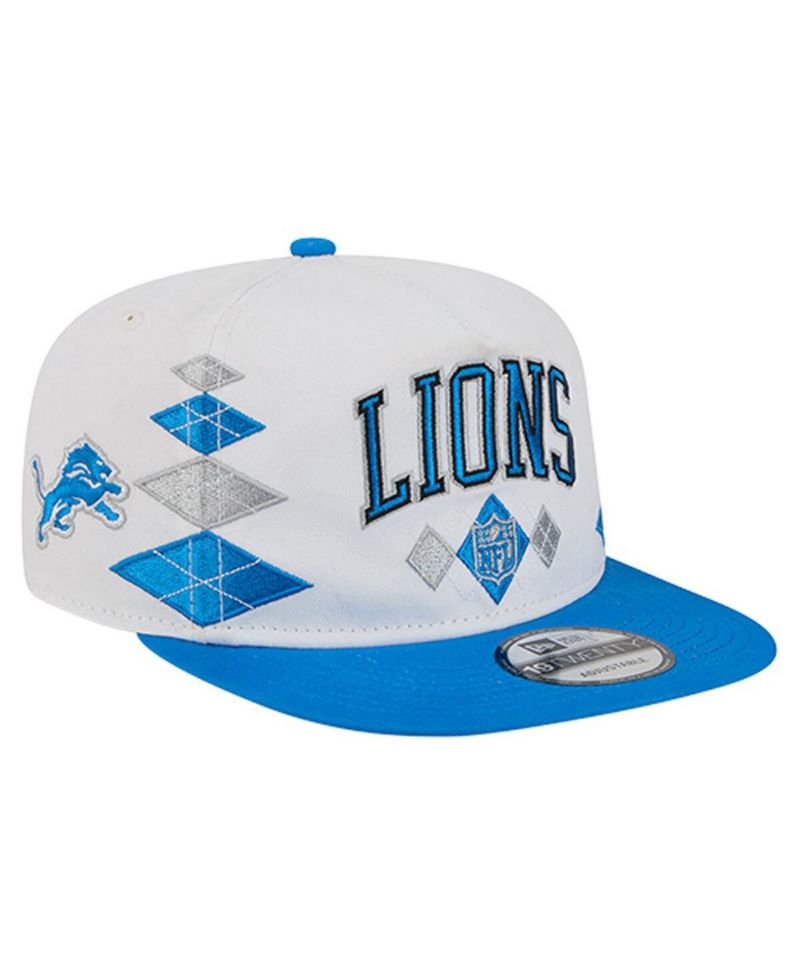 Men's White Detroit Lions Argyle 19TWENTY Adjustable Hat