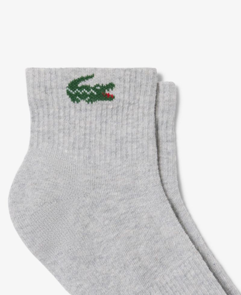 Men's Ribbed Cotton-Blend Crew Socks, 6-Pack