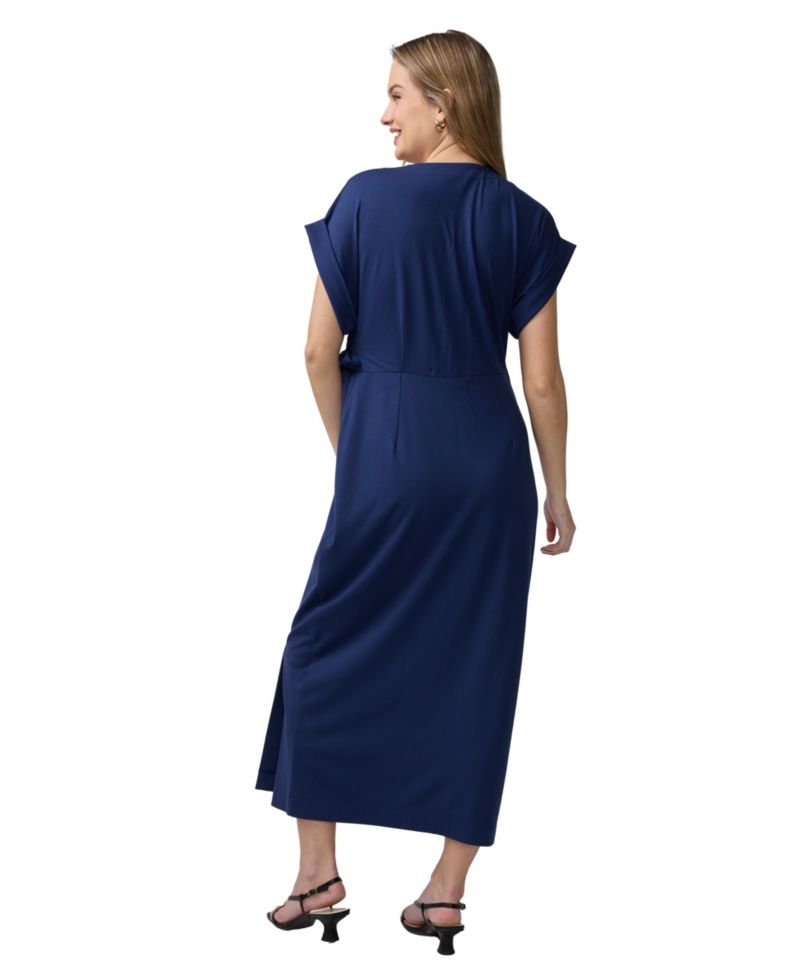 Maternity Ingrid + Isabel Short Sleeve Wrap Knit Dress
