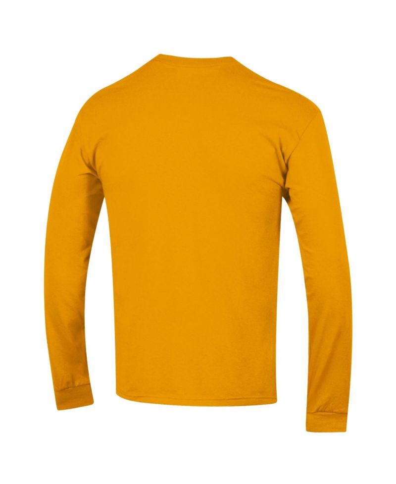 Men's Purple LSU Tigers Arch Over Logo 2-Hit Long Sleeve T-Shirt