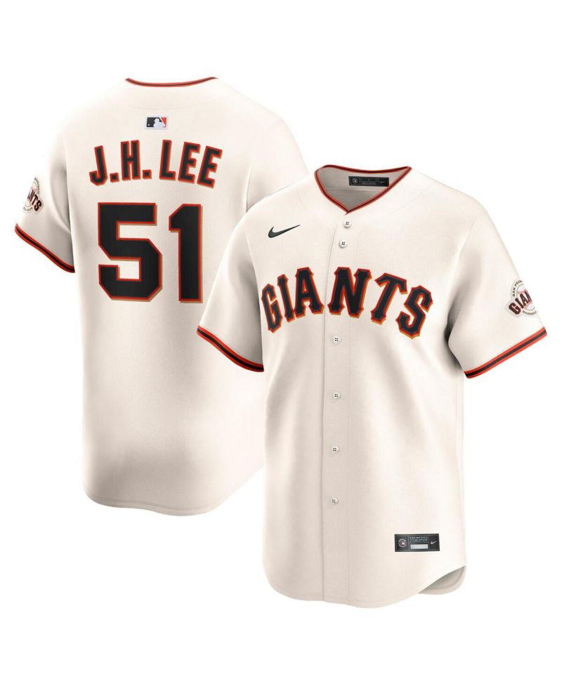 Men's Jung Hoo Lee Cream San Francisco Giants Home Limited Player Jersey