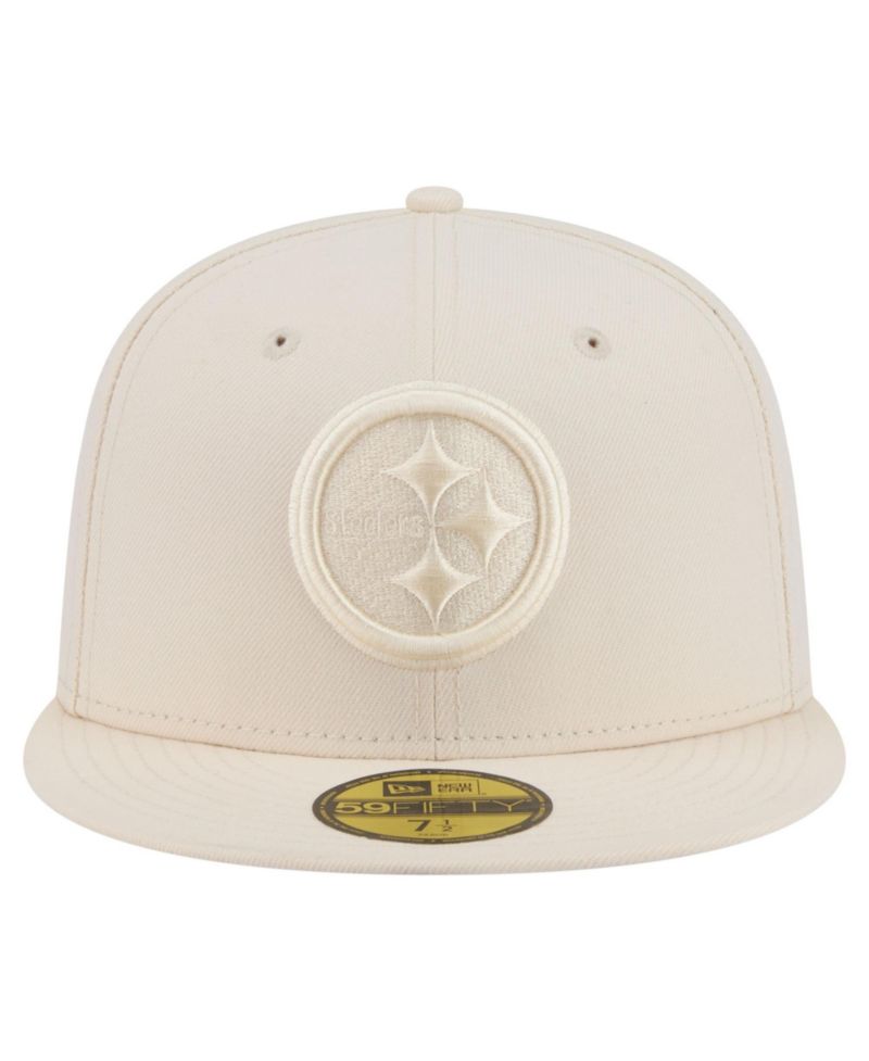 Men's Cream Pittsburgh Steelers Color Pack 59FIFTY Fitted Hat