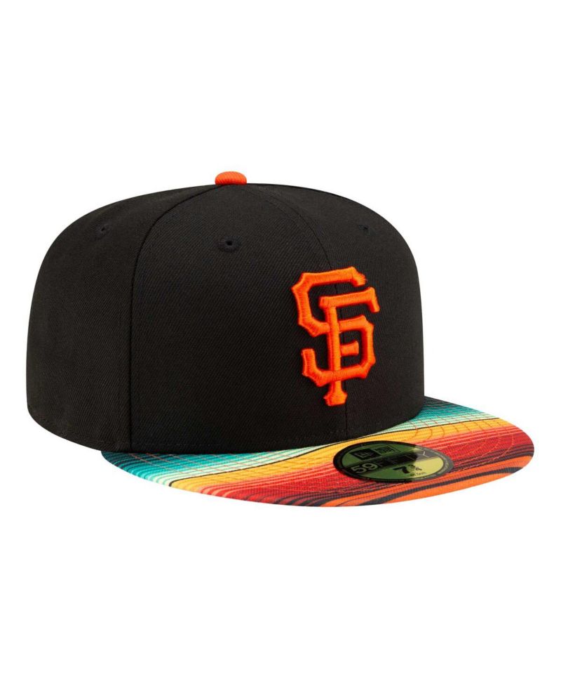 Men's Black San Francisco Giants Turn Back The Clock 59FIFTY Fitted Hat