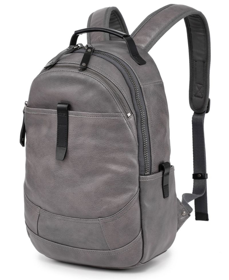 Sun-Wing Small Leather Backpack
