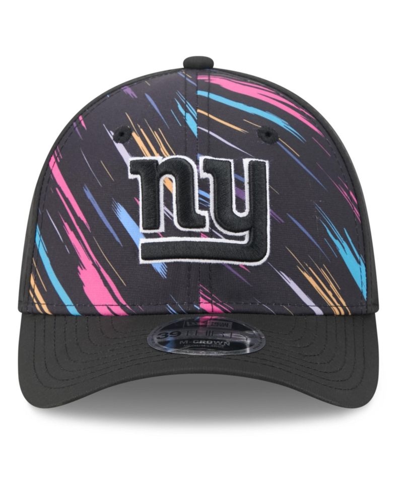 Men's Black New York Giants 2026 NFL Cruical Catch 39THIRTY M-Crown Stretch Hat