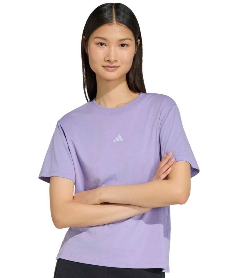 Plus Size Short-Sleeve Cotton Crewneck Logo T-Shirt